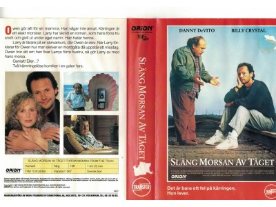 Släng Morsan av Tåget  Ins. VHS